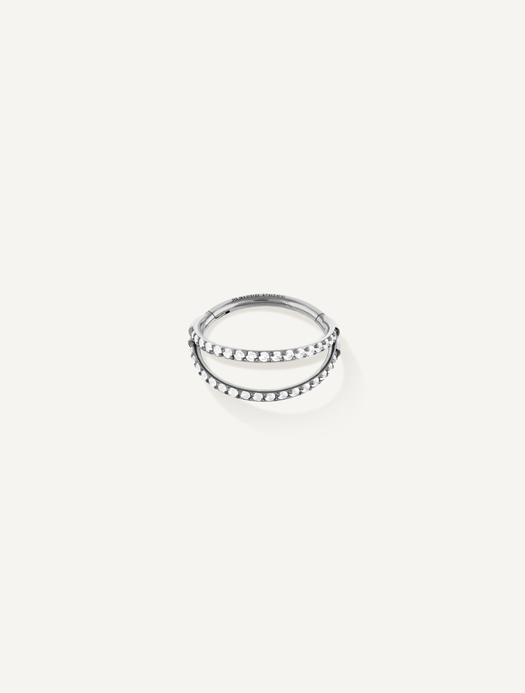 SPARKLY DUO RING PIERCING