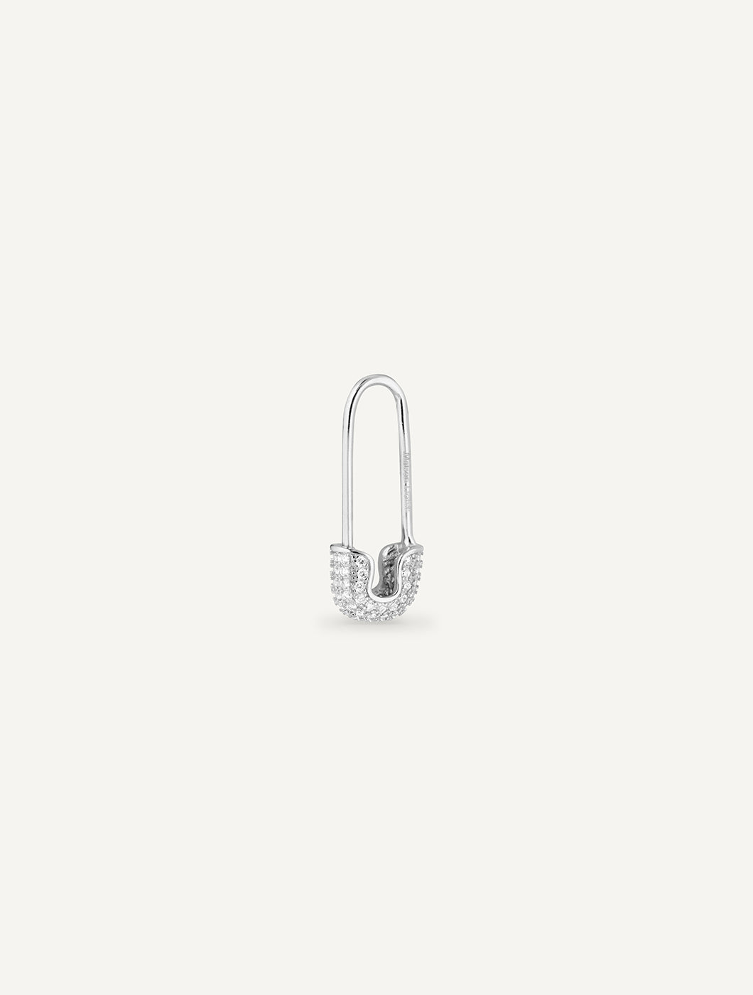 SAFETY PIN SINGLE EARRING