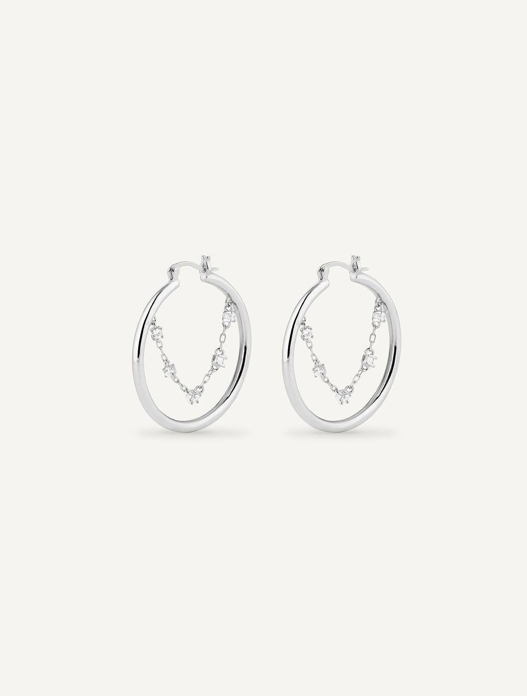 Textured hoop earrings - Woman | Mango Ireland